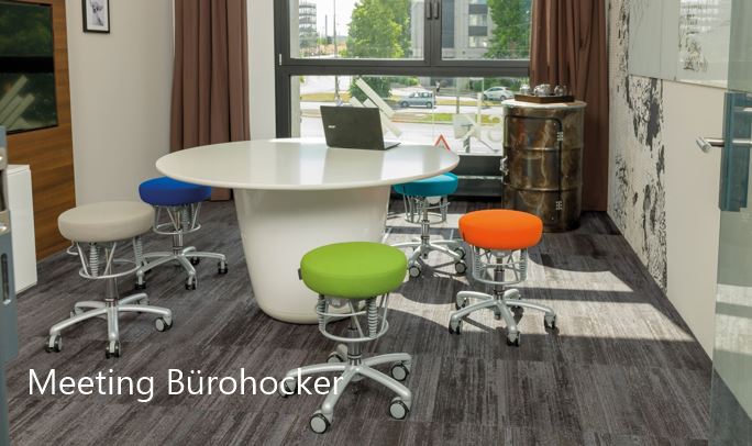 Speedmeeting Bürohocker mit 3D Sitzwerk